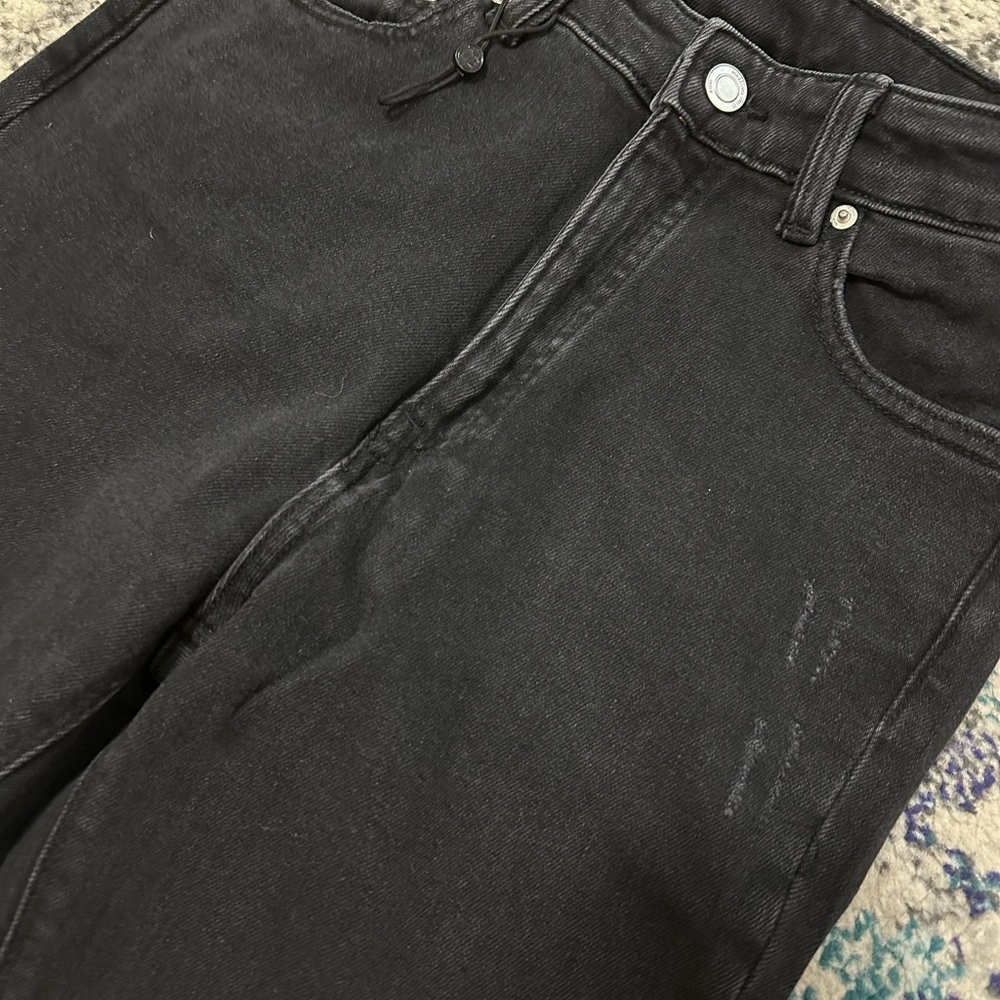 Massimo Dutti High Rise Charcoal Skinny Jeans - Picture 5 of 8